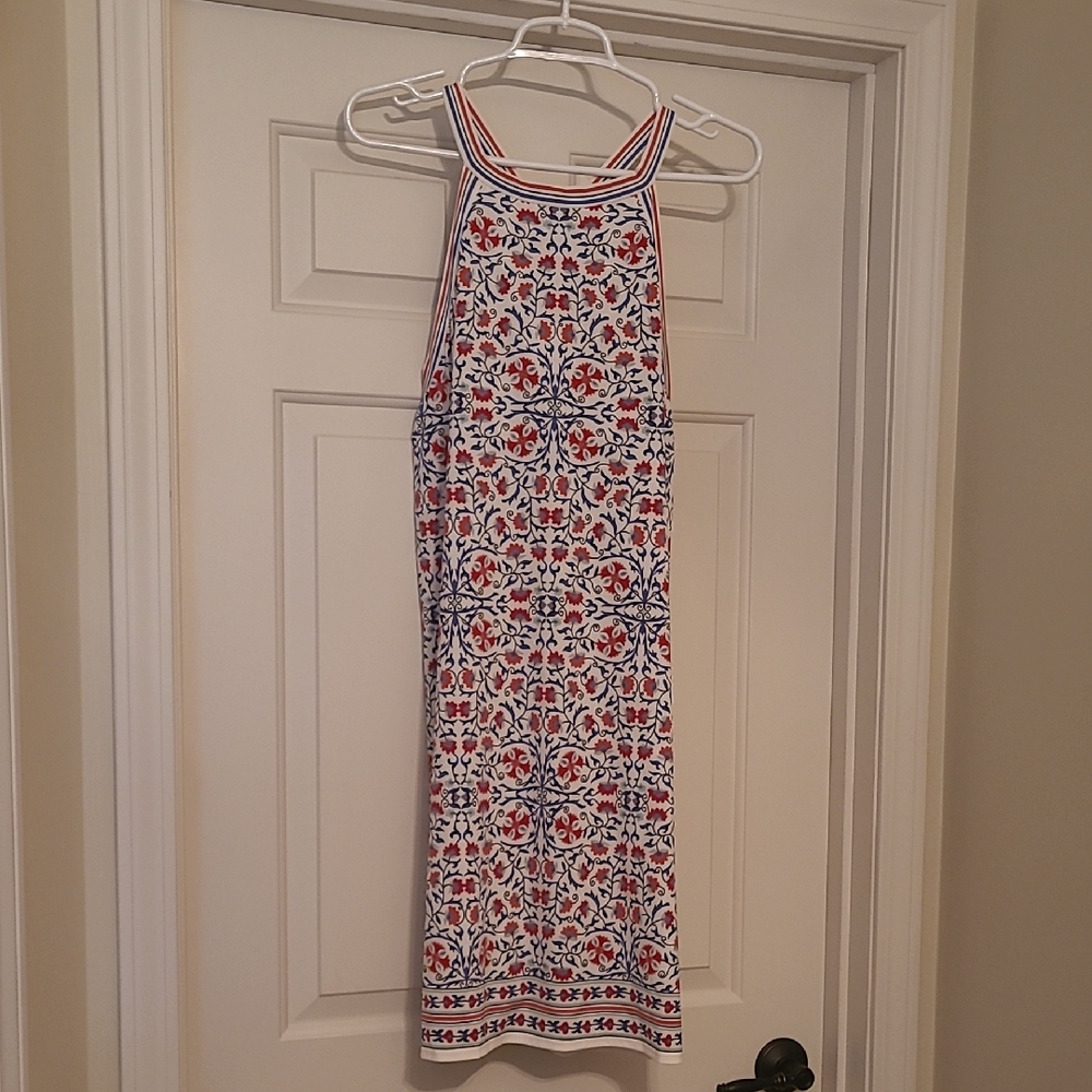 ❤️ NWOT Max Studio Red White & Blue Halter Dress XL